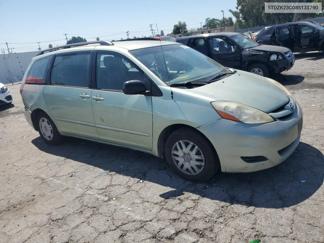 5TDZK23C08S133790 2008 Toyota Sienna Ce