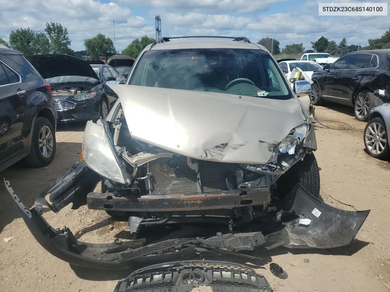 5TDZK23C68S140100 2008 Toyota Sienna Ce