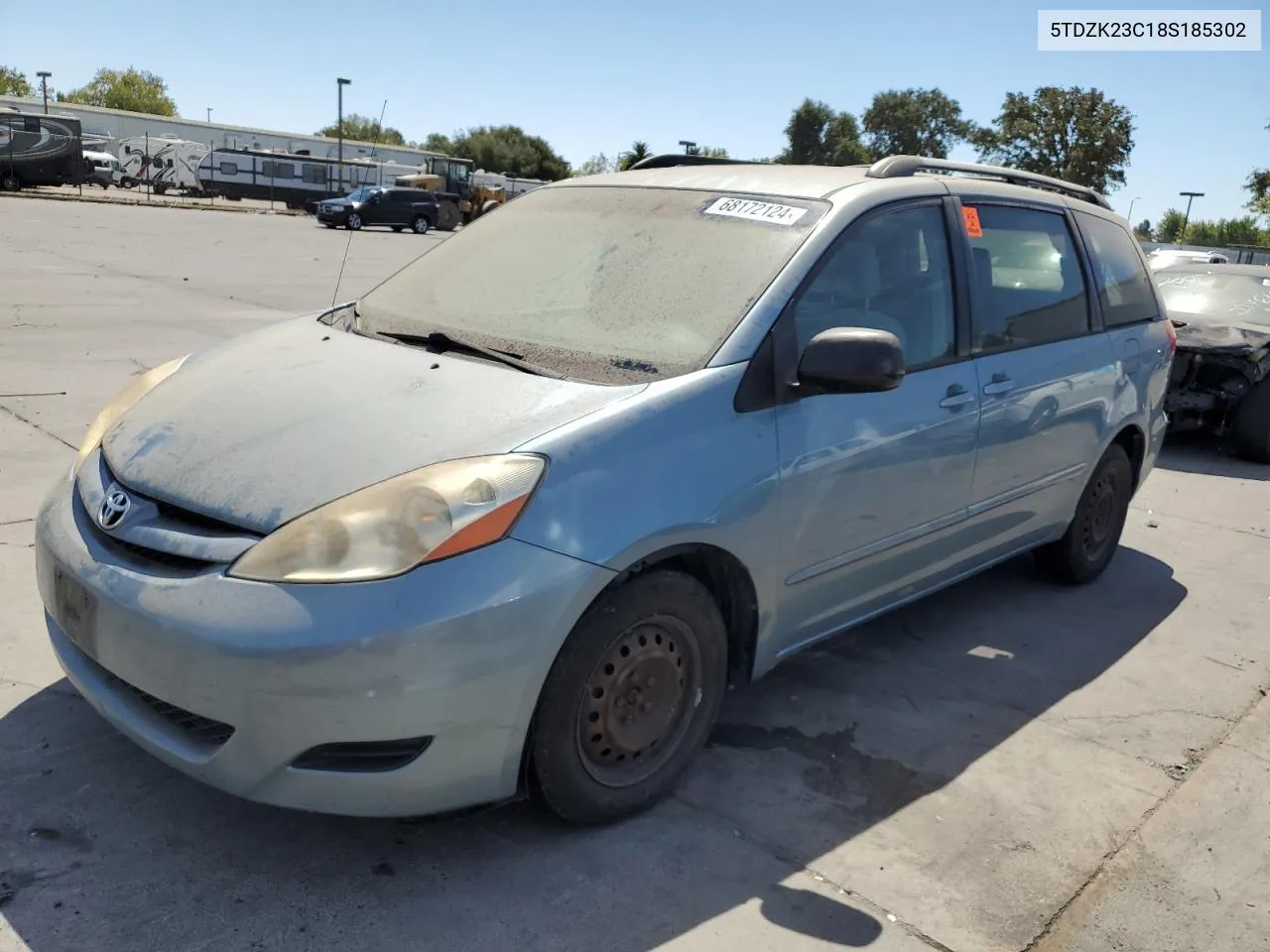 5TDZK23C18S185302 2008 Toyota Sienna Ce