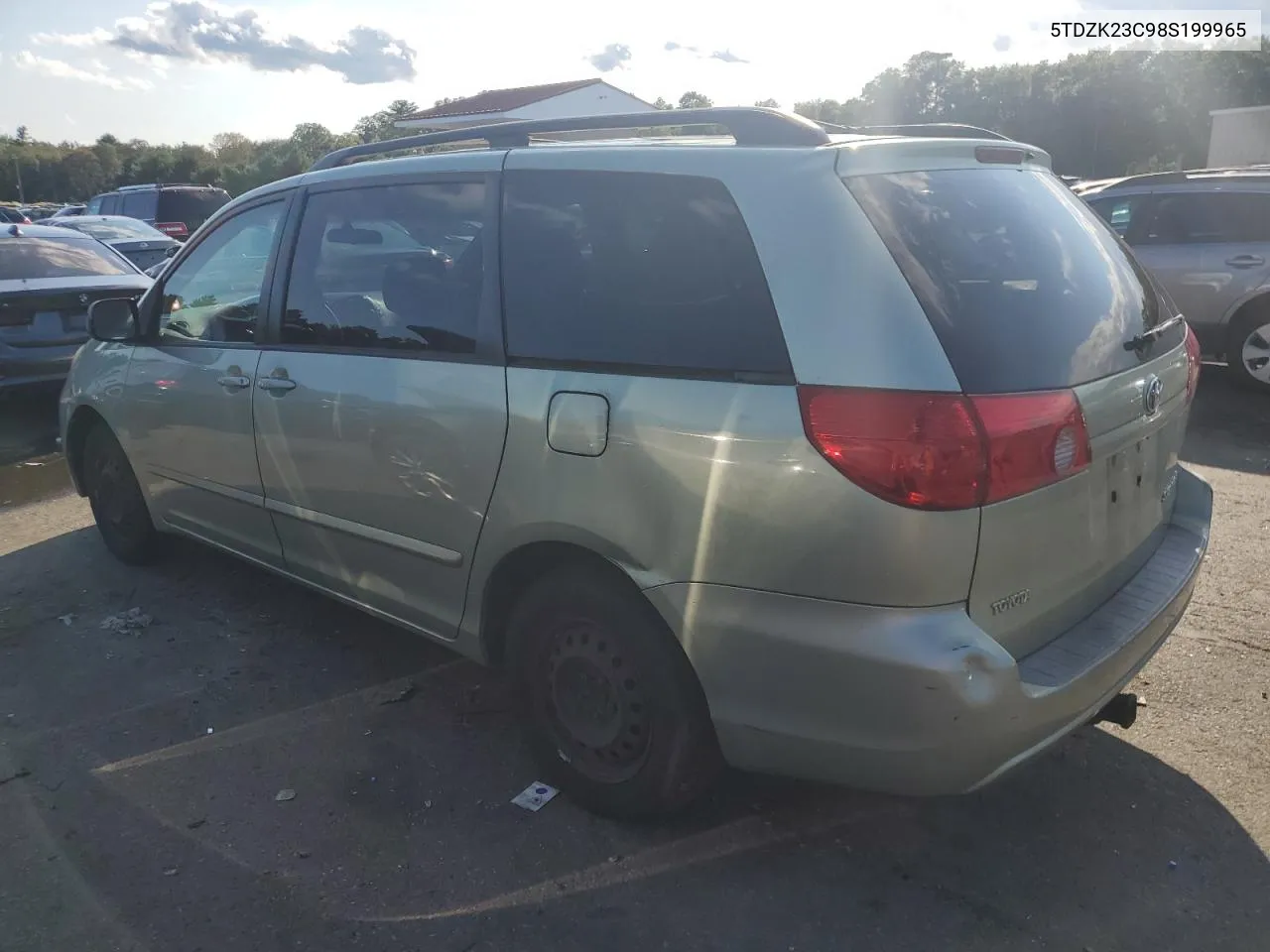 5TDZK23C98S199965 2008 Toyota Sienna Ce