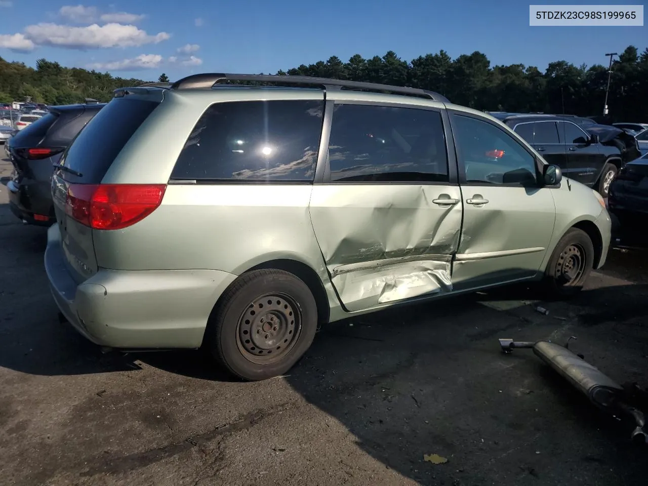 5TDZK23C98S199965 2008 Toyota Sienna Ce