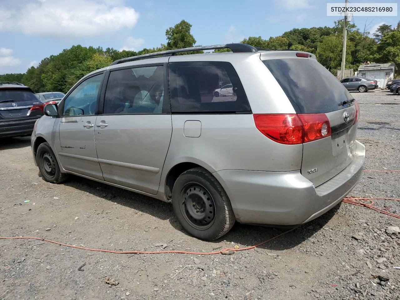 5TDZK23C48S216980 2008 Toyota Sienna Ce