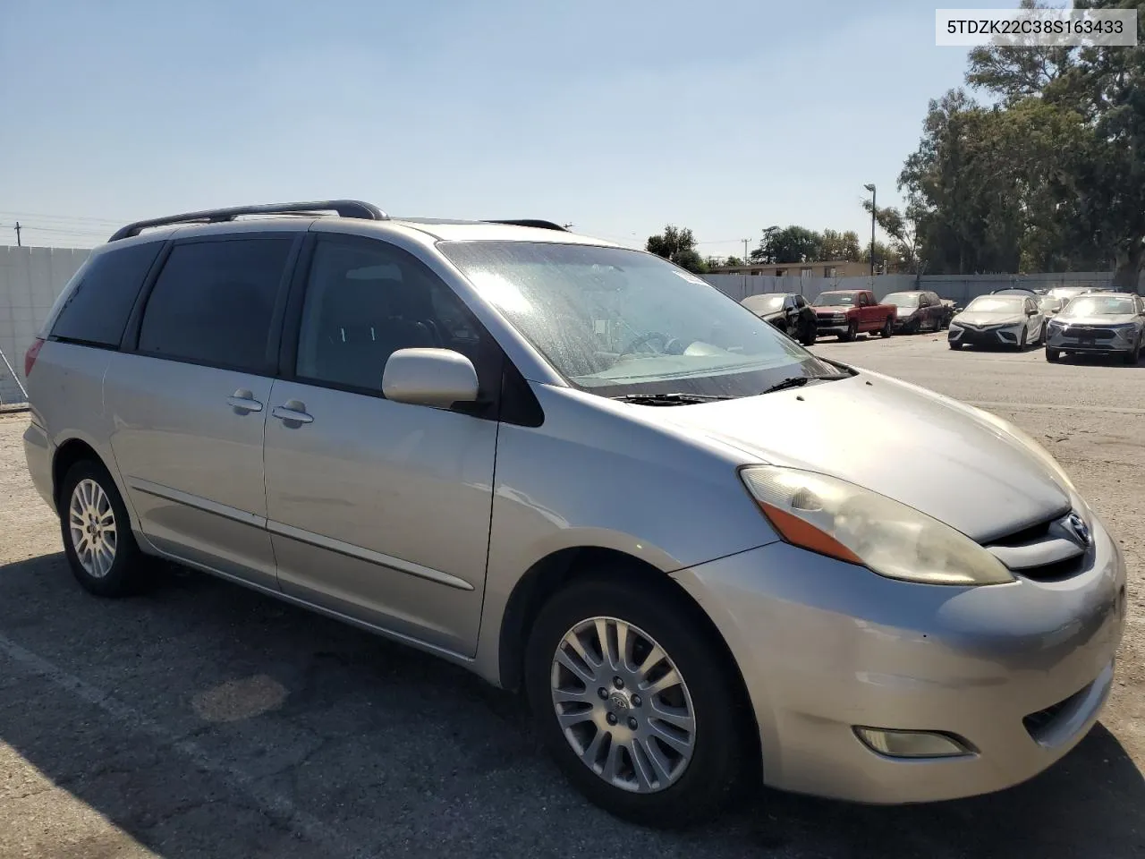 2008 Toyota Sienna Xle VIN: 5TDZK22C38S163433 Lot: 72265584