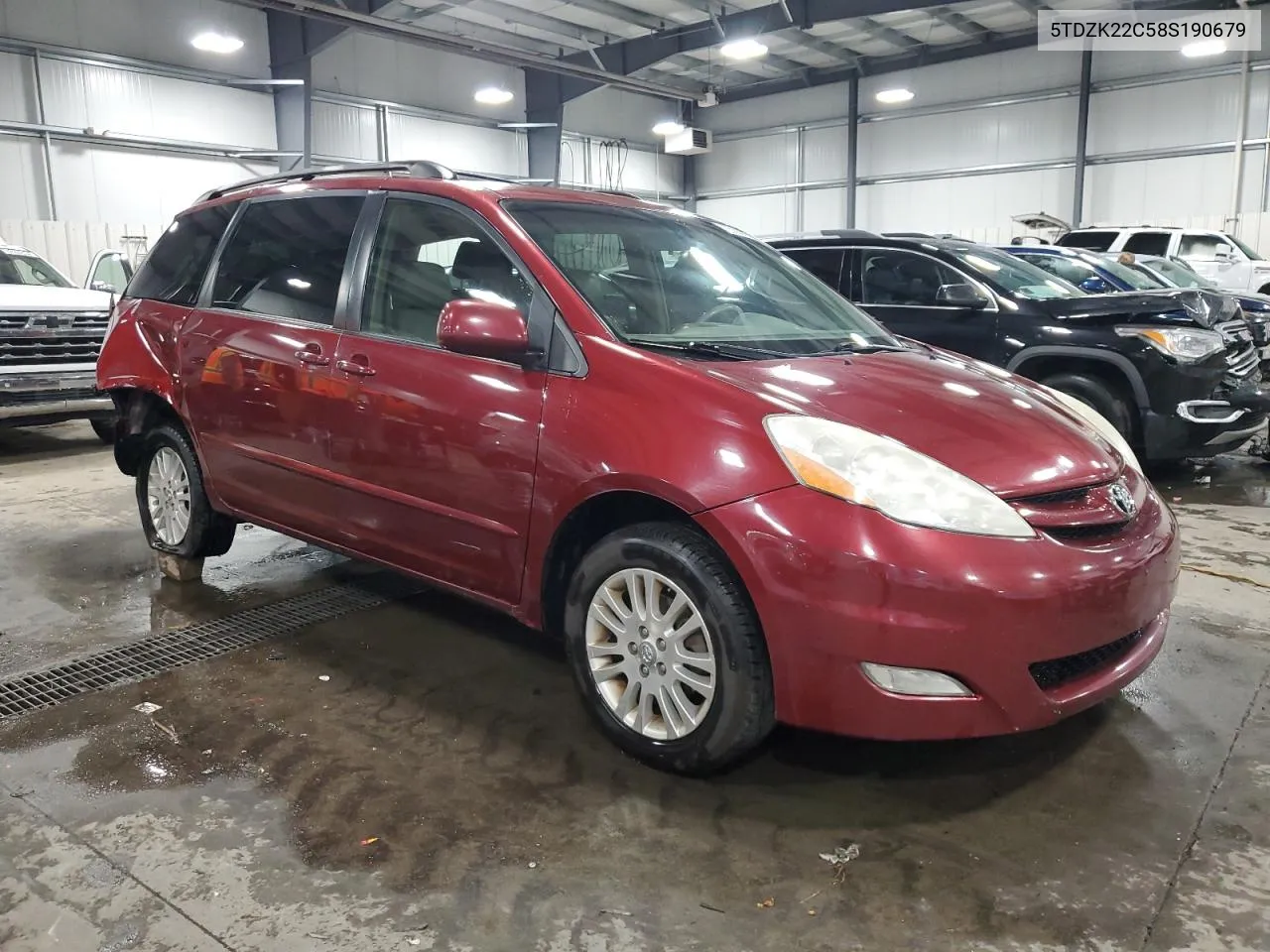 5TDZK22C58S190679 2008 Toyota Sienna Xle