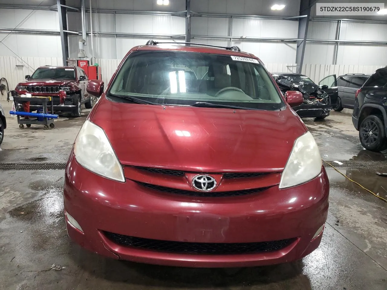 5TDZK22C58S190679 2008 Toyota Sienna Xle