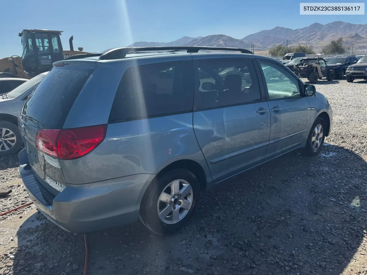 5TDZK23C38S136117 2008 Toyota Sienna Ce