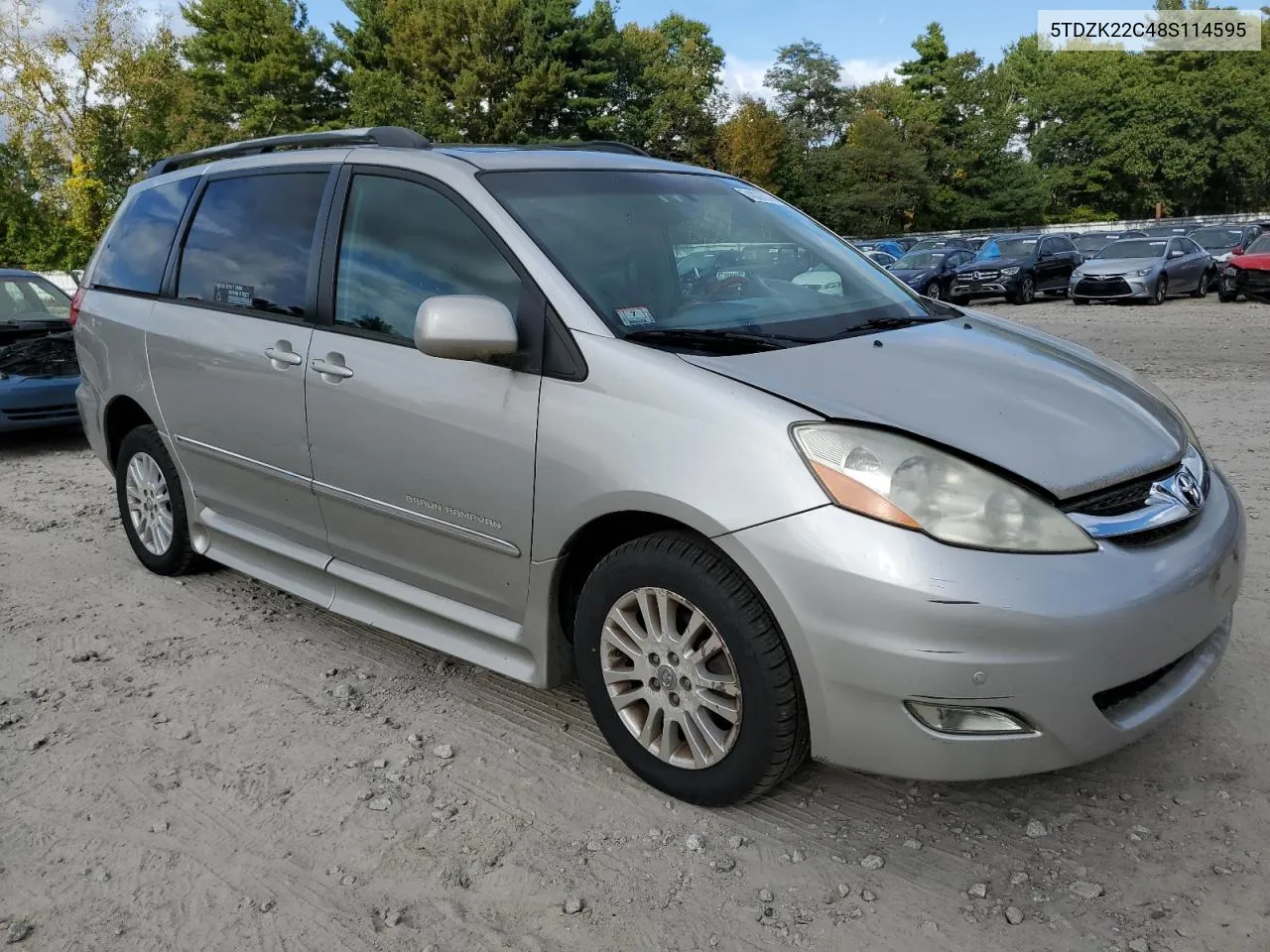 5TDZK22C48S114595 2008 Toyota Sienna Xle