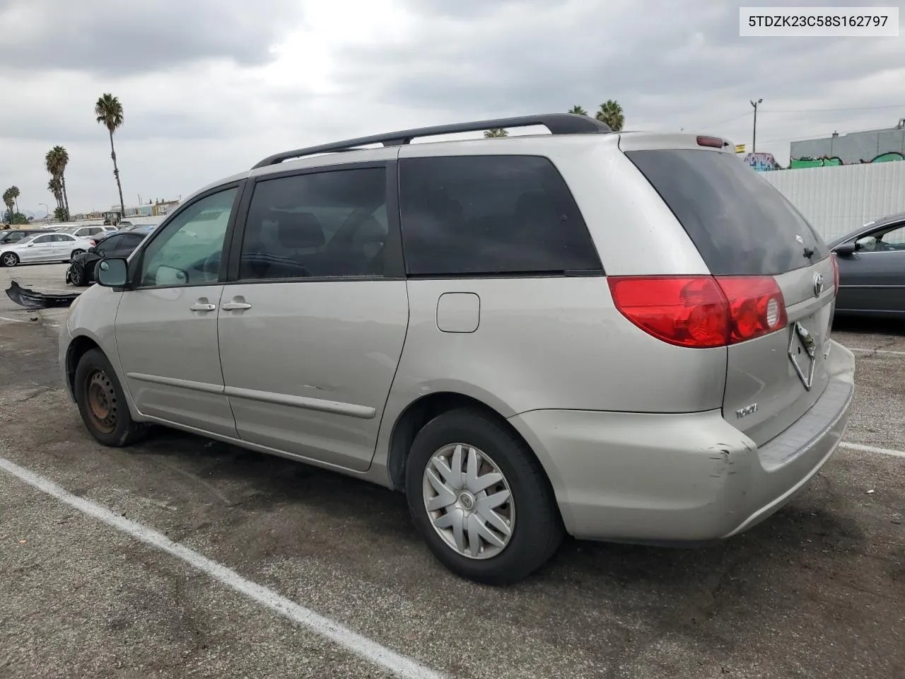 2008 Toyota Sienna Ce VIN: 5TDZK23C58S162797 Lot: 76914624