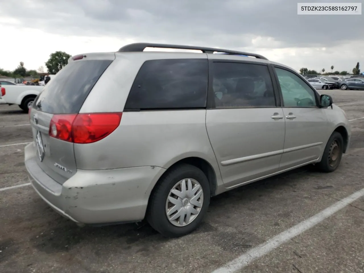 2008 Toyota Sienna Ce VIN: 5TDZK23C58S162797 Lot: 76914624