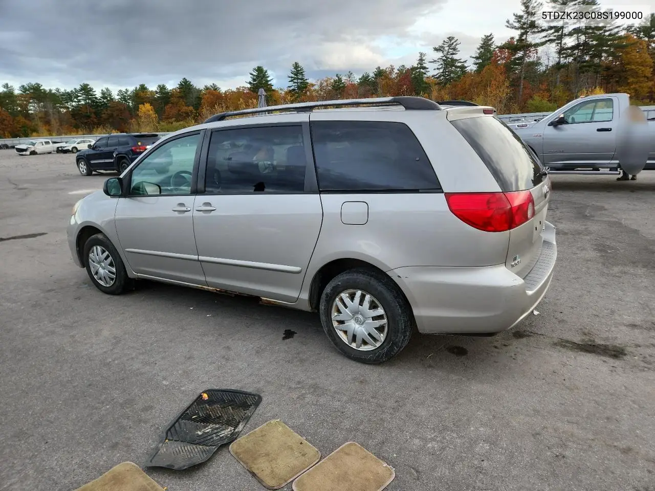 5TDZK23C08S199000 2008 Toyota Sienna Ce