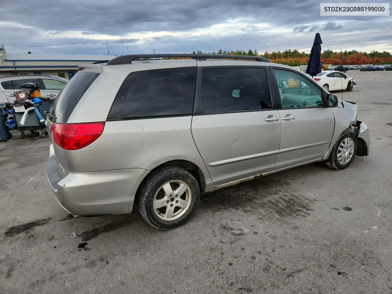 5TDZK23C08S199000 2008 Toyota Sienna Ce