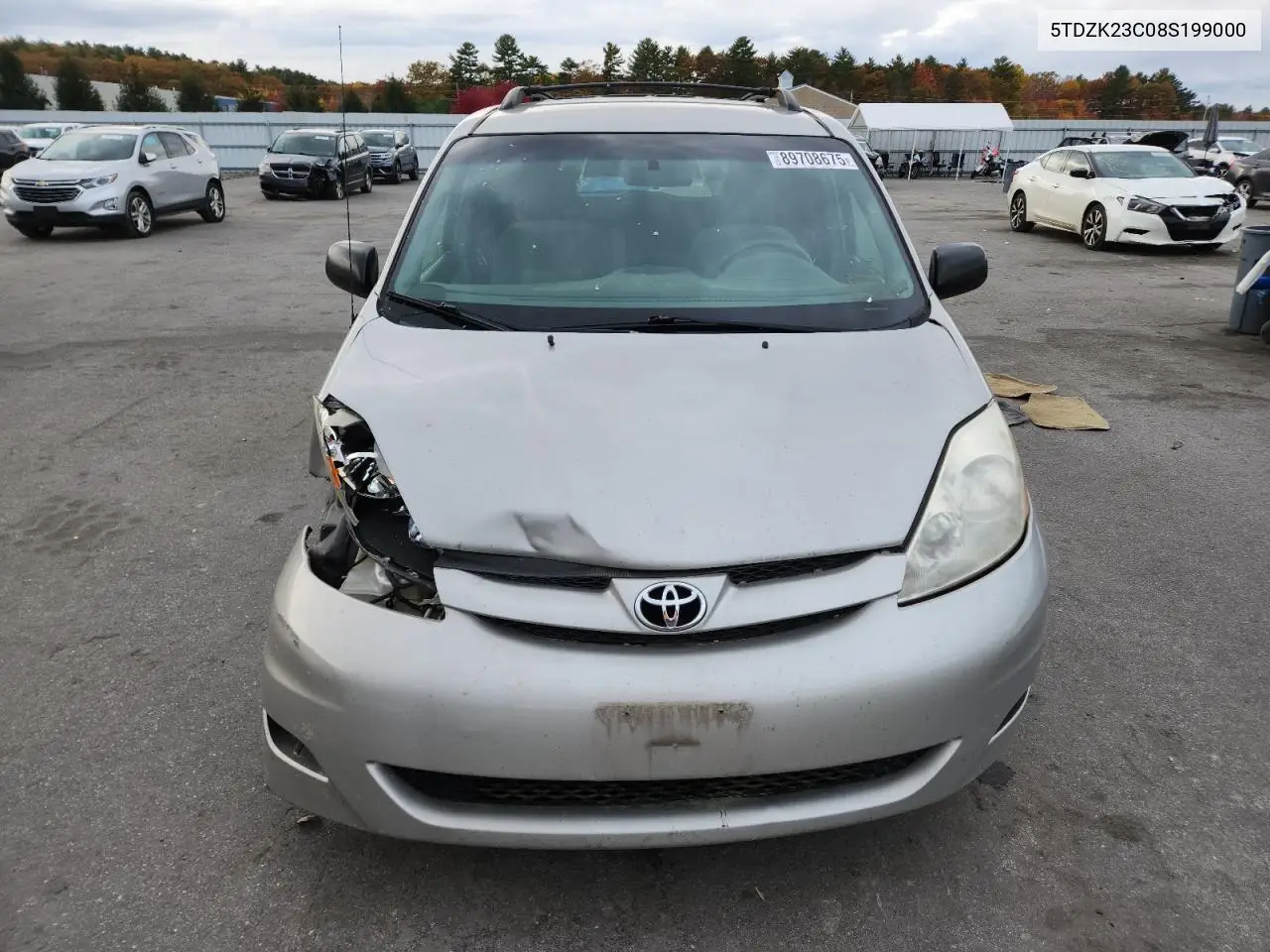 5TDZK23C08S199000 2008 Toyota Sienna Ce