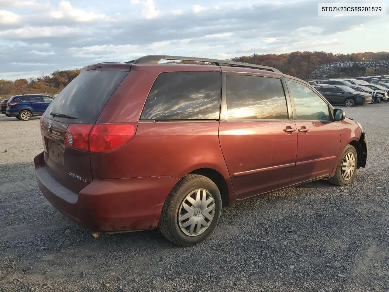 5TDZK23C58S201579 2008 Toyota Sienna Ce
