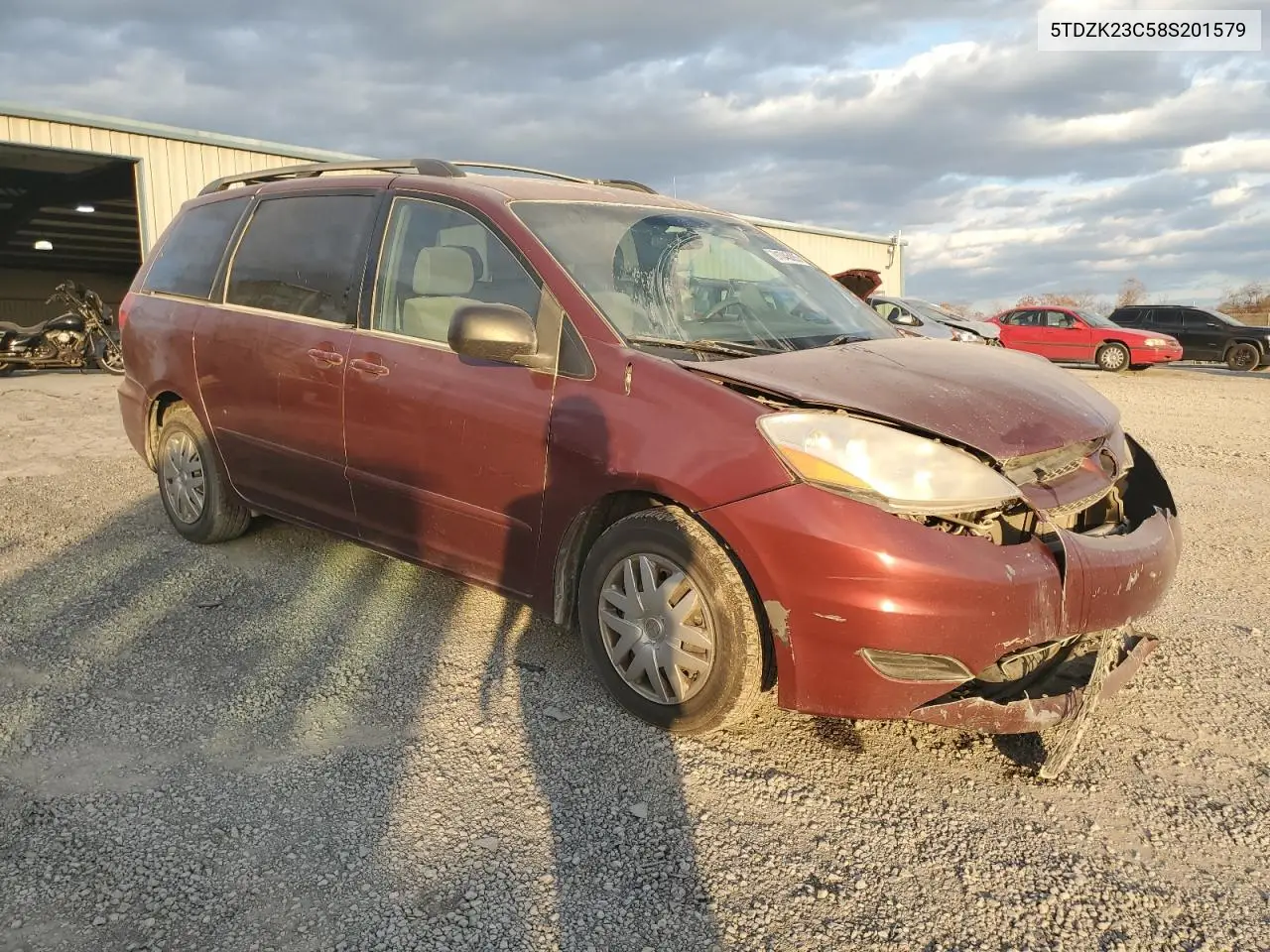 5TDZK23C58S201579 2008 Toyota Sienna Ce