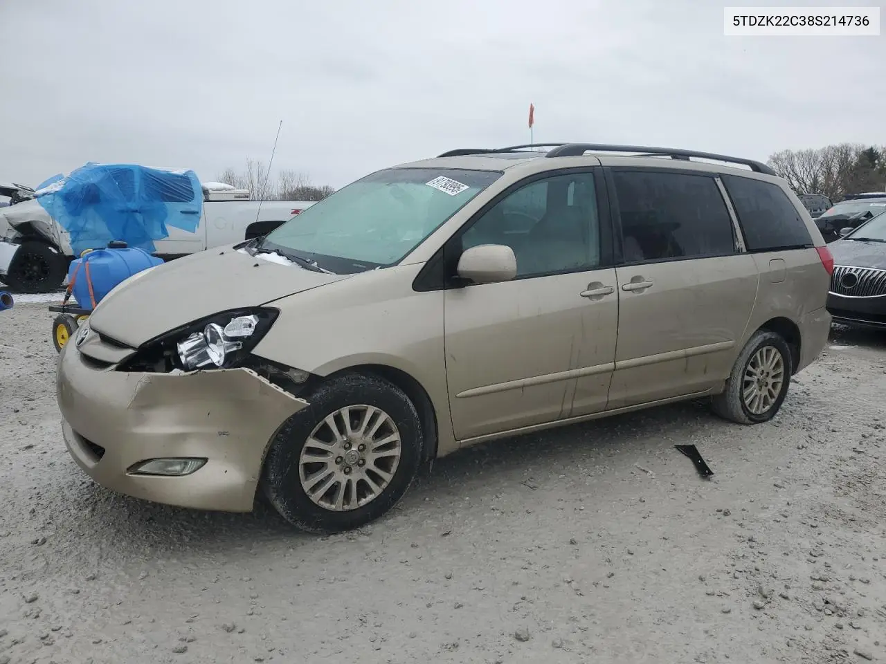 5TDZK22C38S214736 2008 Toyota Sienna Xle