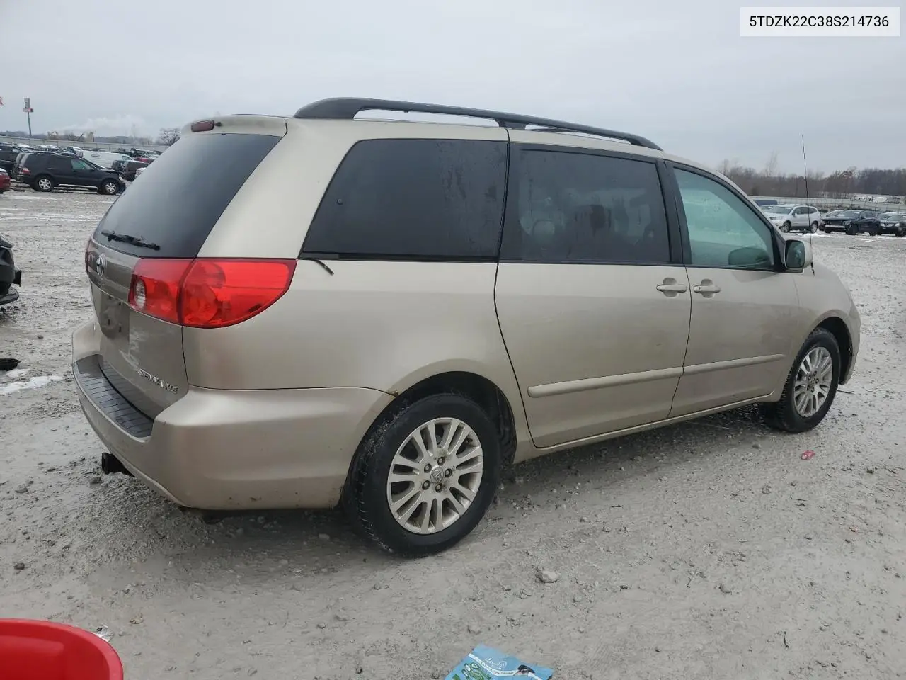 5TDZK22C38S214736 2008 Toyota Sienna Xle