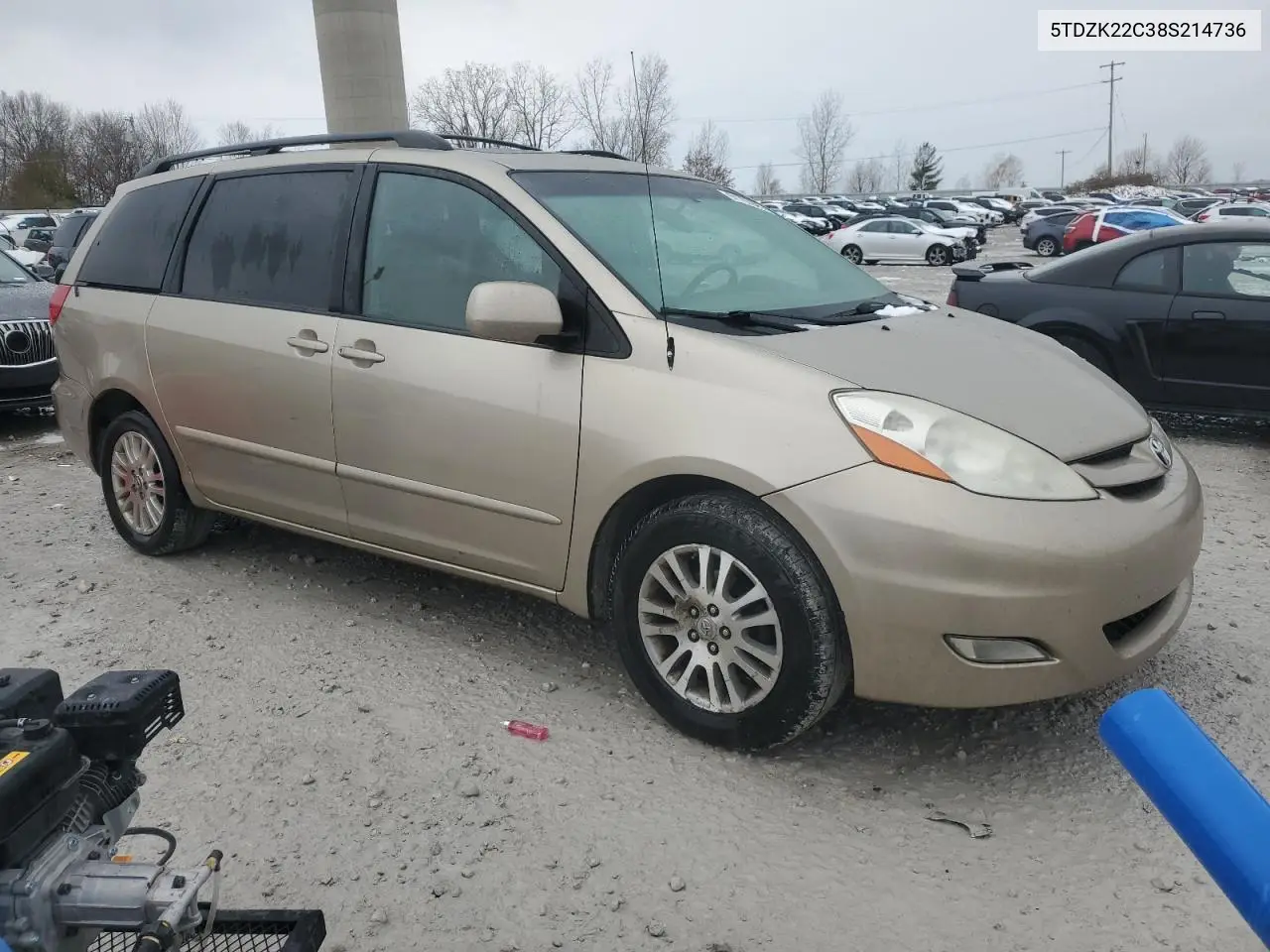 5TDZK22C38S214736 2008 Toyota Sienna Xle