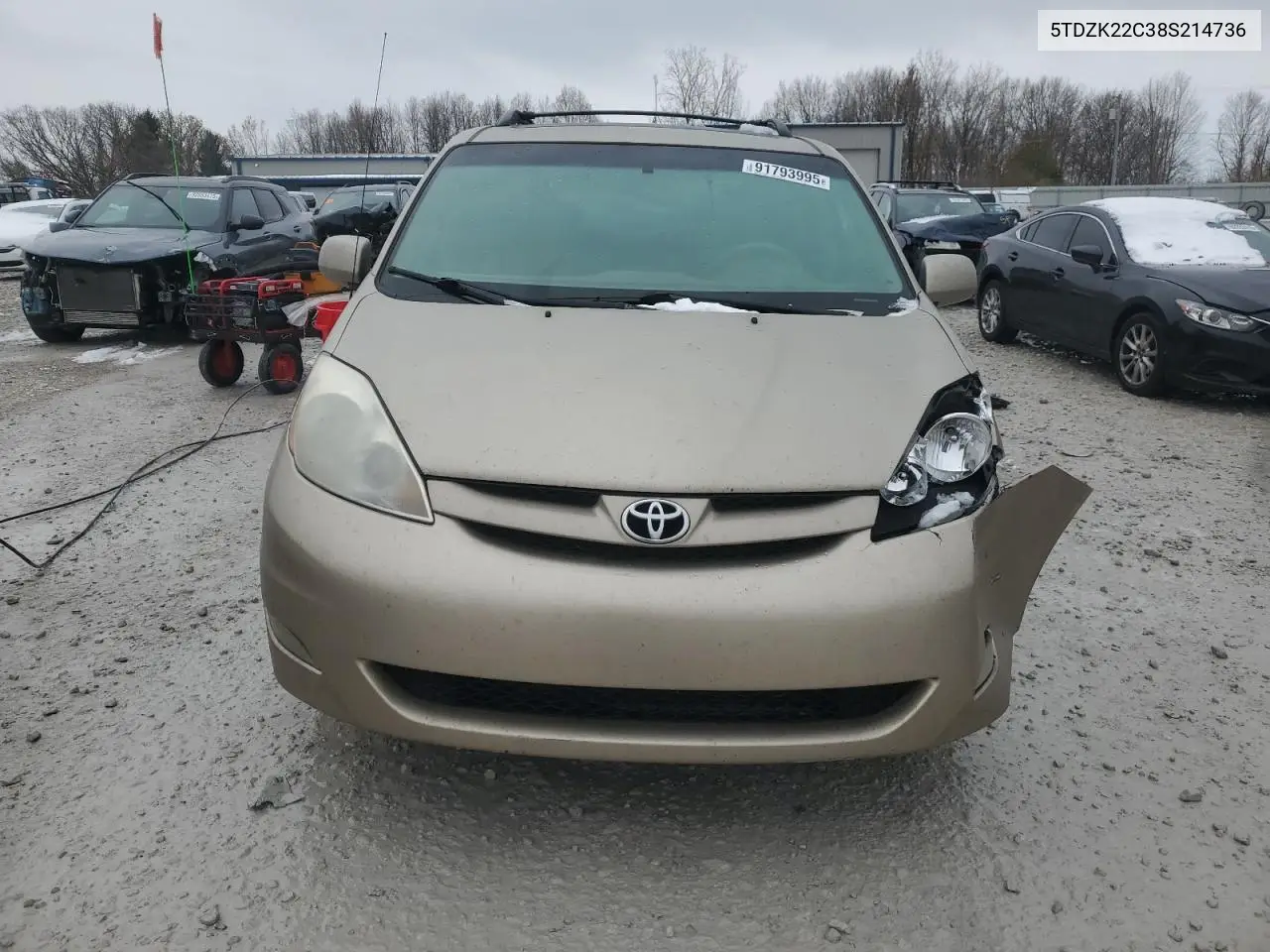 5TDZK22C38S214736 2008 Toyota Sienna Xle