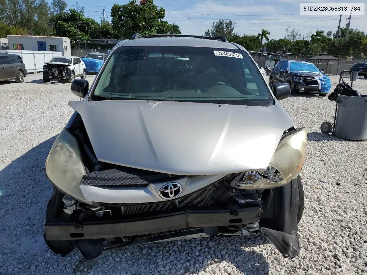 5TDZK23C68S131784 2008 Toyota Sienna Ce