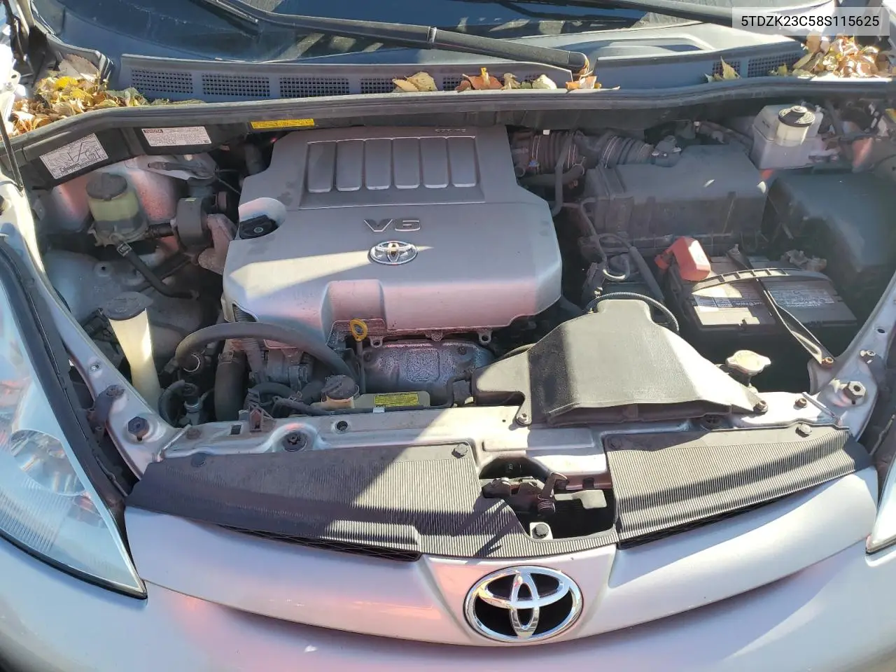 5TDZK23C58S115625 2008 Toyota Sienna Ce