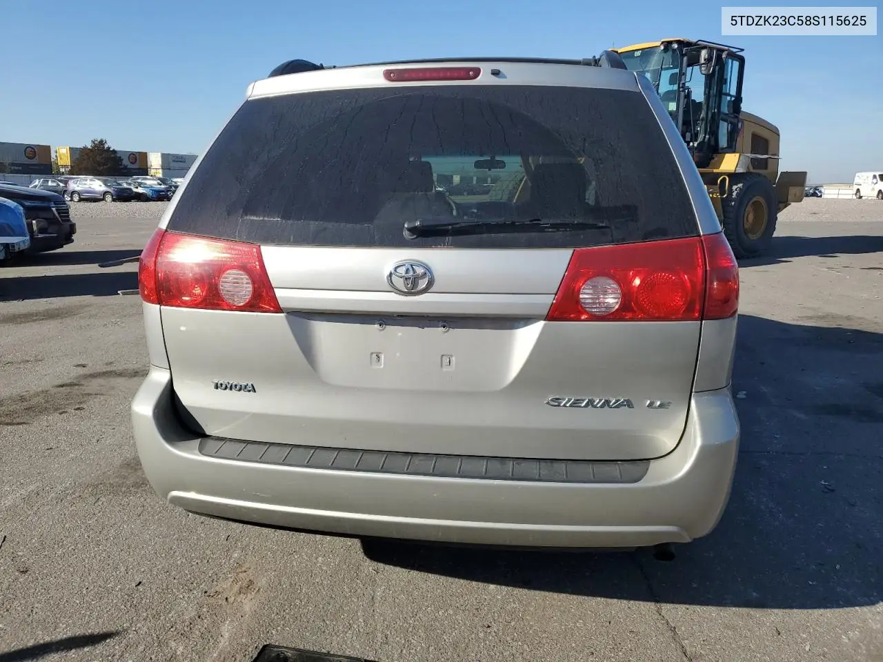 5TDZK23C58S115625 2008 Toyota Sienna Ce