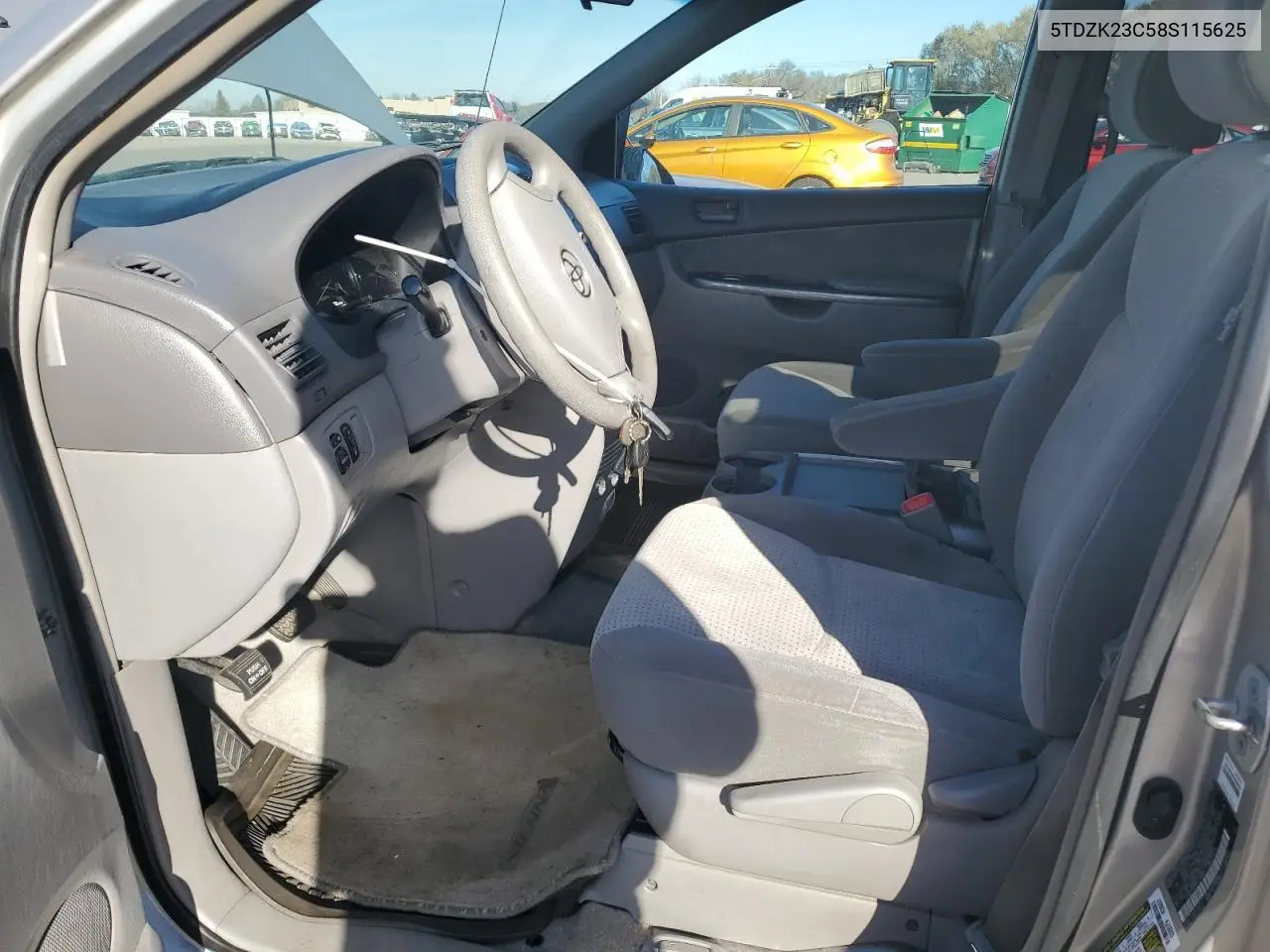 5TDZK23C58S115625 2008 Toyota Sienna Ce