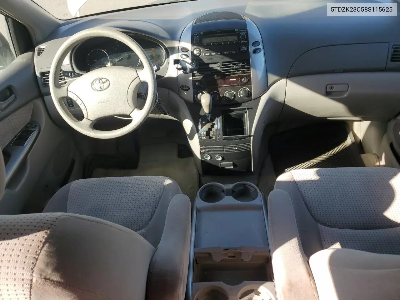 5TDZK23C58S115625 2008 Toyota Sienna Ce