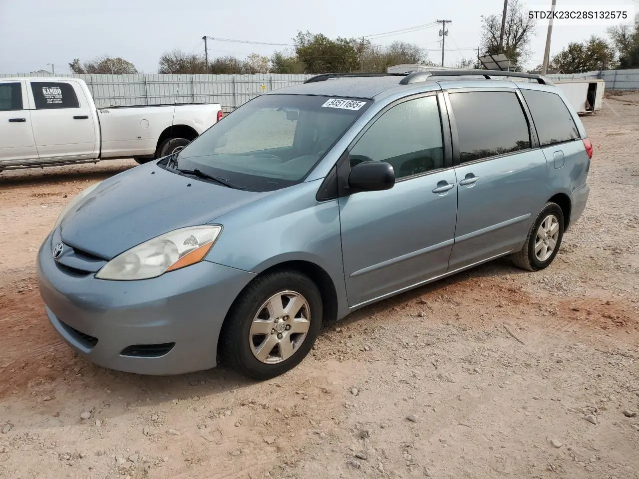 5TDZK23C28S132575 2008 Toyota Sienna Ce