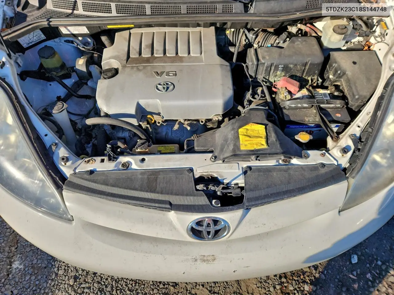 5TDZK23C18S144748 2008 Toyota Sienna Ce