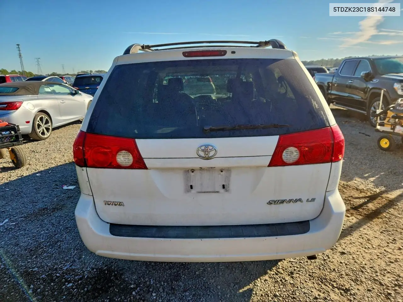 5TDZK23C18S144748 2008 Toyota Sienna Ce
