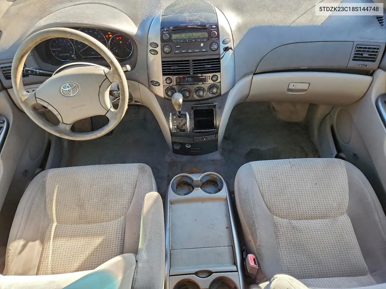 5TDZK23C18S144748 2008 Toyota Sienna Ce