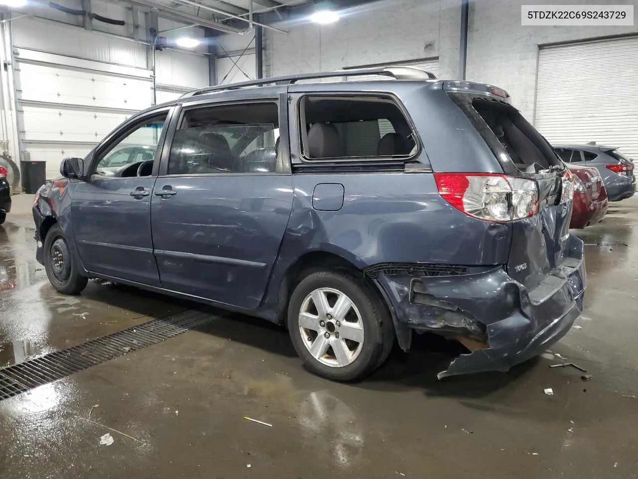 2009 Toyota Sienna Xle VIN: 5TDZK22C69S243729 Lot: 72010124