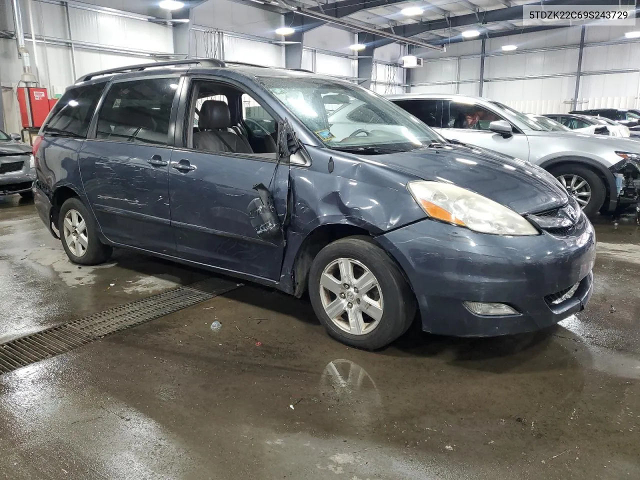 2009 Toyota Sienna Xle VIN: 5TDZK22C69S243729 Lot: 72010124