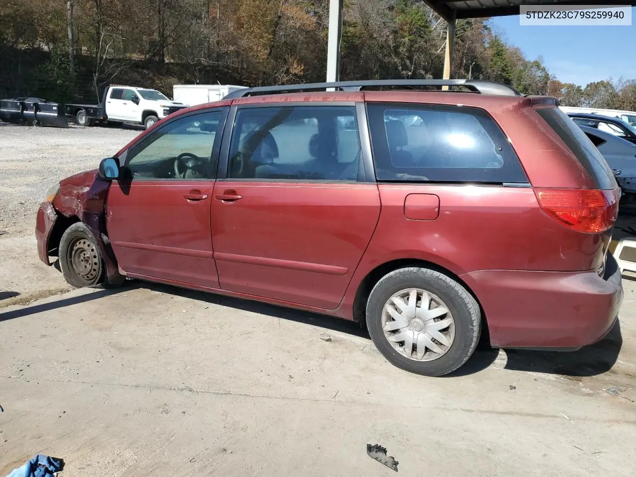 5TDZK23C79S259940 2009 Toyota Sienna Ce