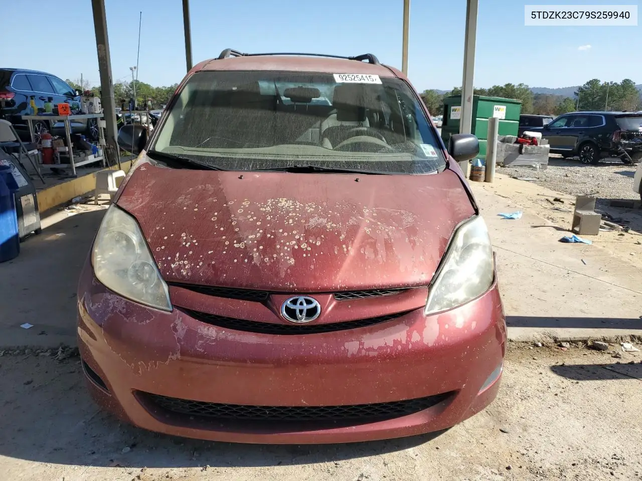 5TDZK23C79S259940 2009 Toyota Sienna Ce