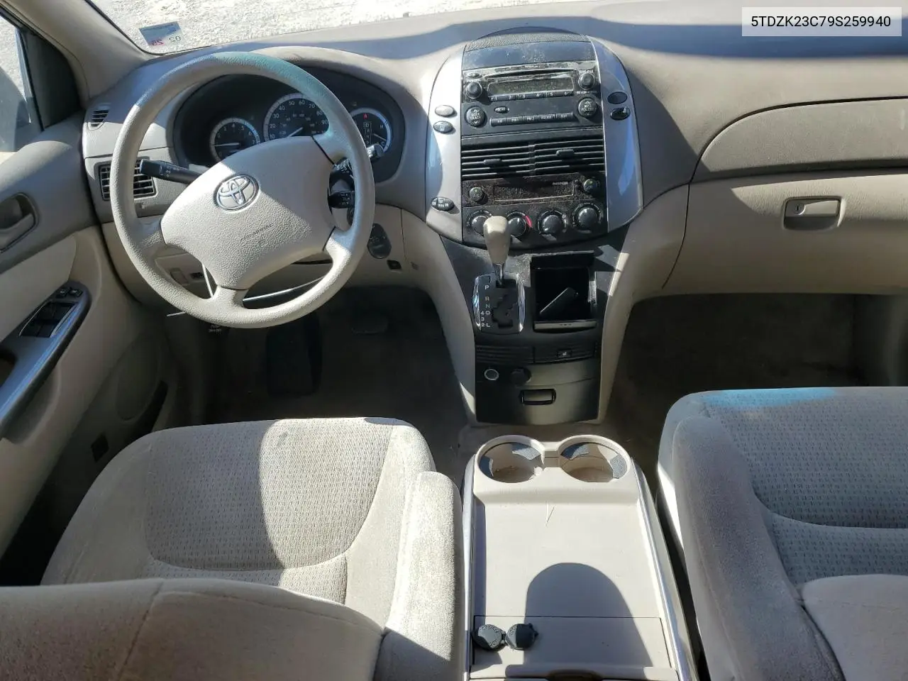 5TDZK23C79S259940 2009 Toyota Sienna Ce