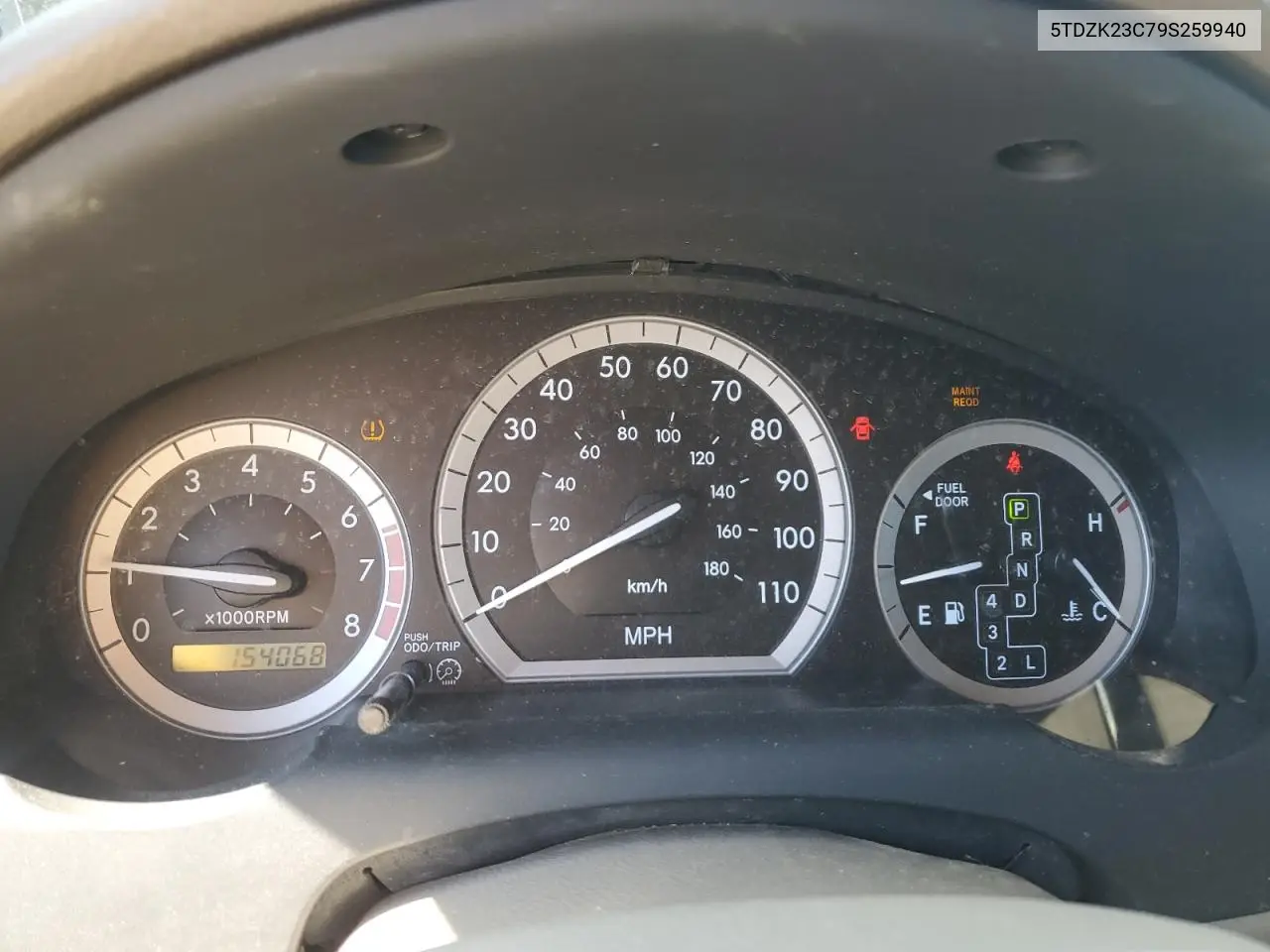 5TDZK23C79S259940 2009 Toyota Sienna Ce