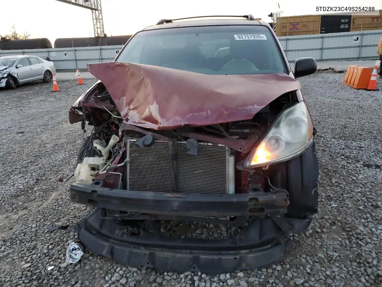 5TDZK23C49S254288 2009 Toyota Sienna Ce