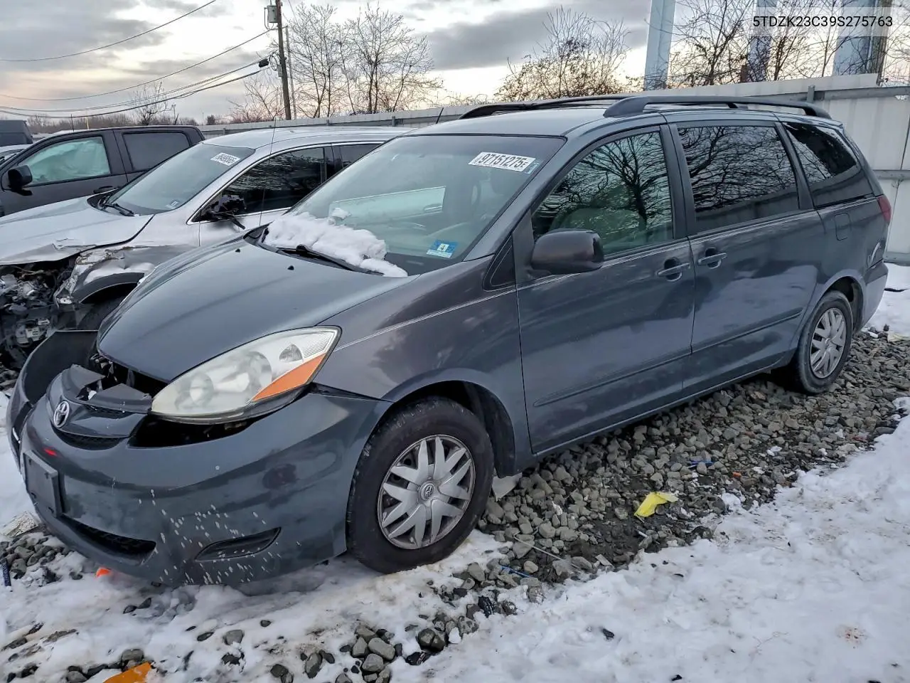 5TDZK23C39S275763 2009 Toyota Sienna Ce