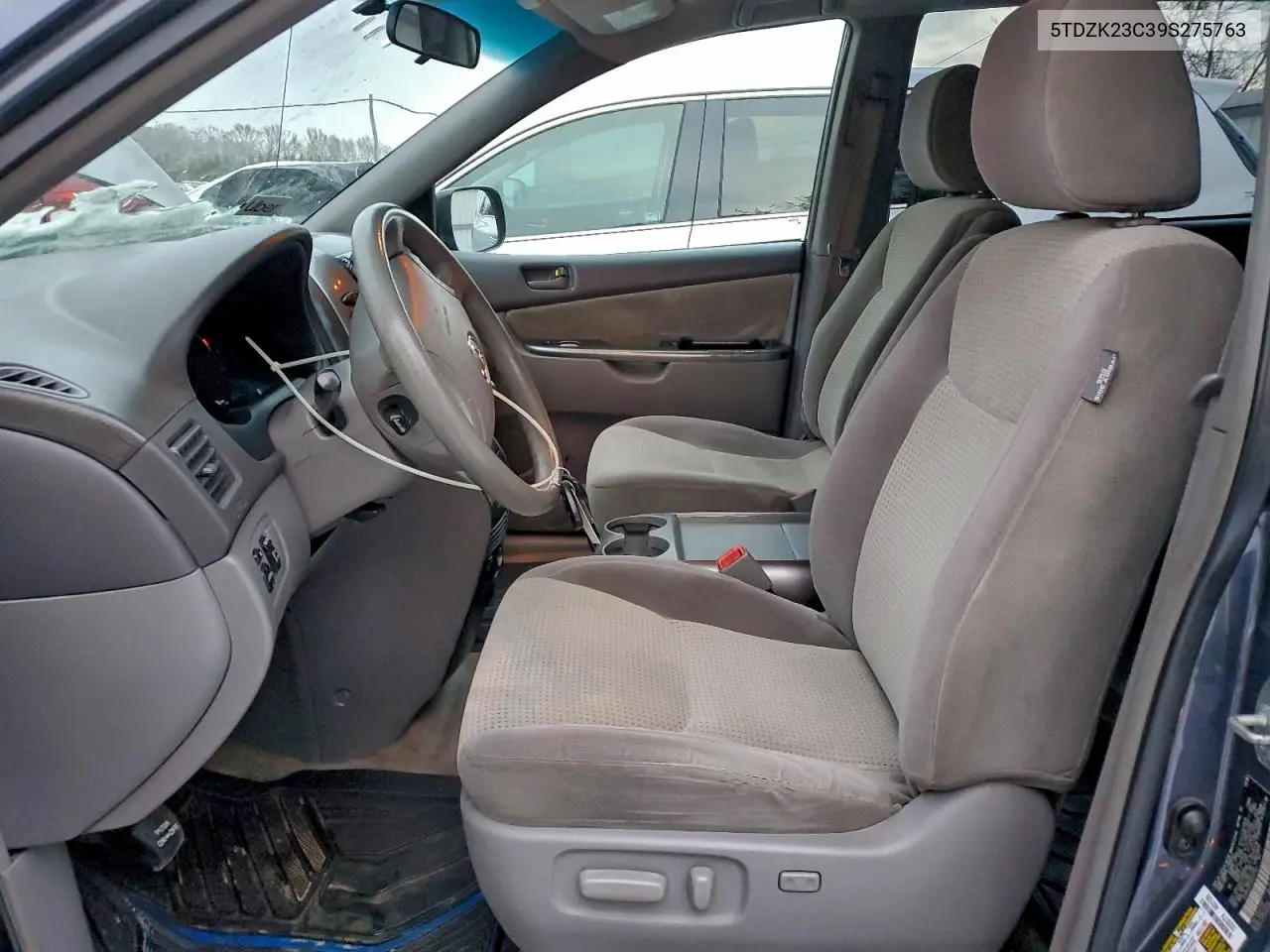 5TDZK23C39S275763 2009 Toyota Sienna Ce