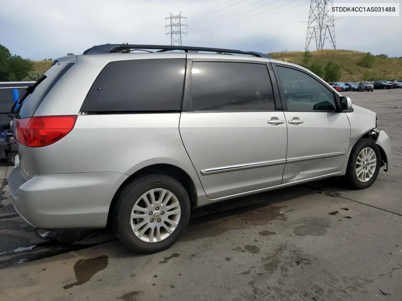 5TDDK4CC1AS031488 2010 Toyota Sienna Xle