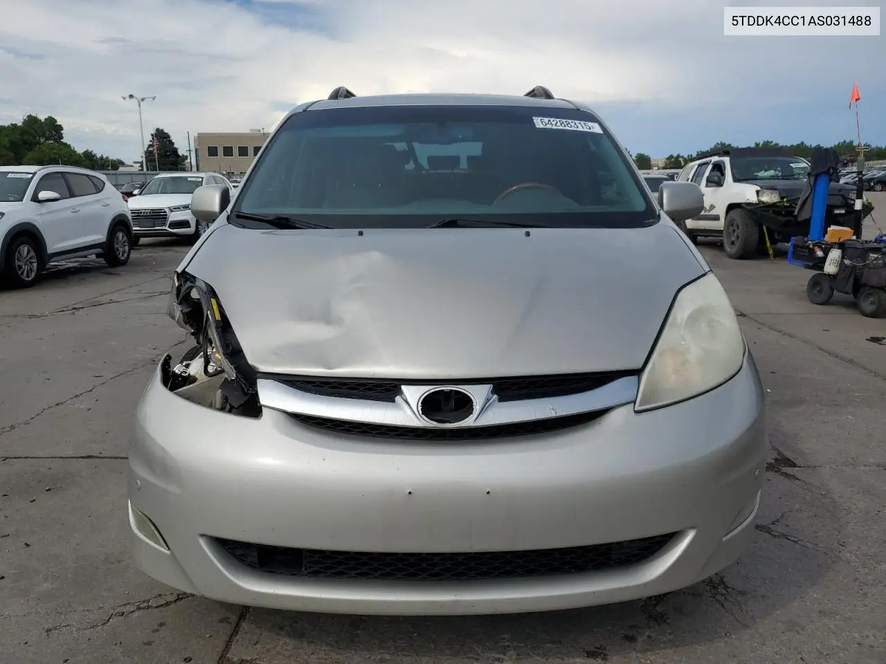 5TDDK4CC1AS031488 2010 Toyota Sienna Xle