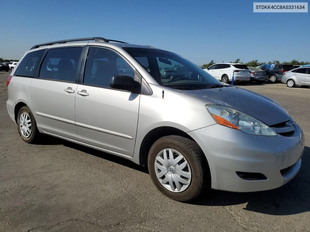 2010 Toyota Sienna Ce VIN: 5TDKK4CC8AS331634 Lot: 66620124