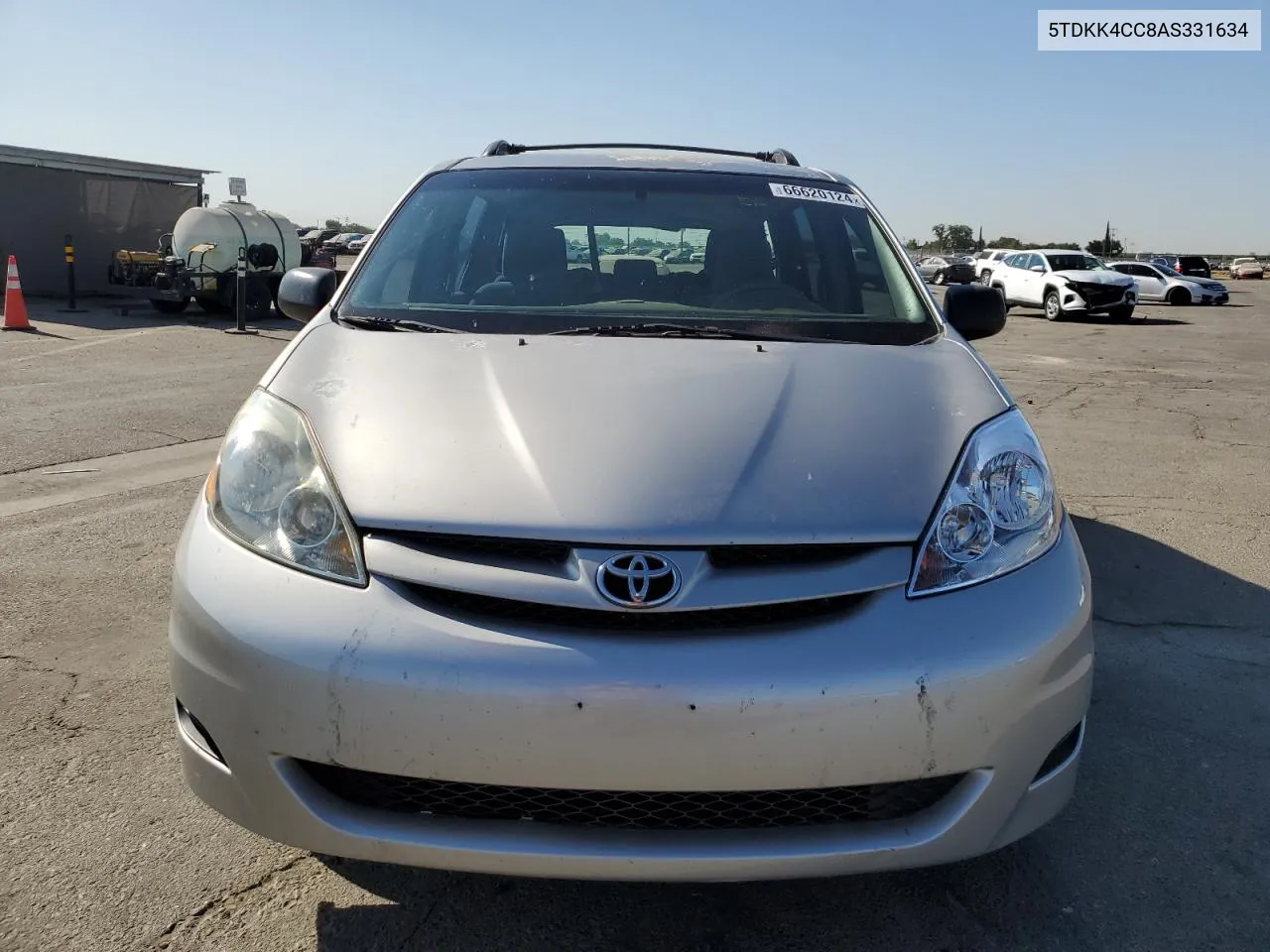 2010 Toyota Sienna Ce VIN: 5TDKK4CC8AS331634 Lot: 66620124