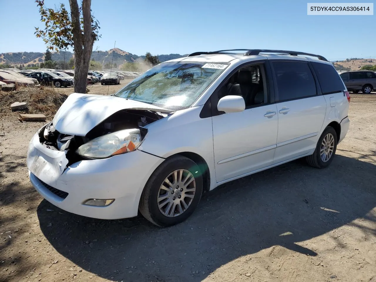 2010 Toyota Sienna Xle VIN: 5TDYK4CC9AS306414 Lot: 71462164