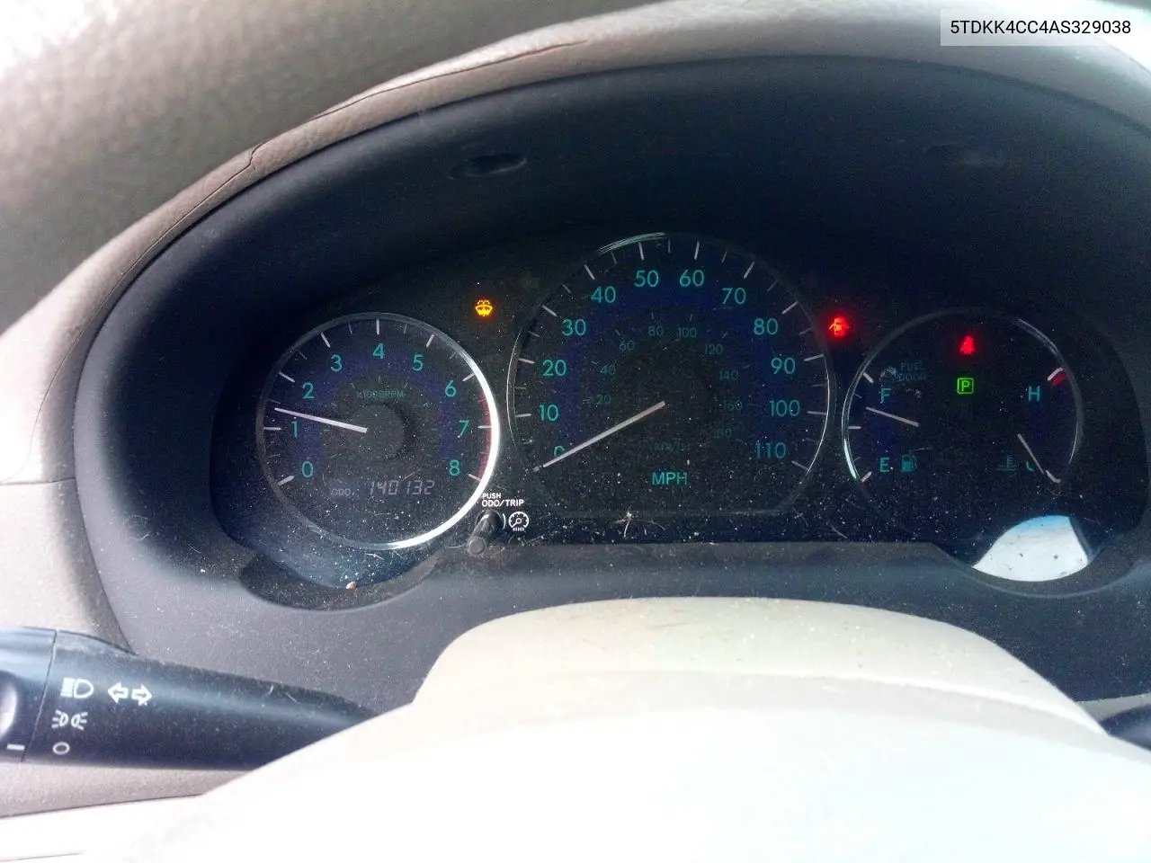 5TDKK4CC4AS329038 2010 Toyota Sienna Le 8-Passenger
