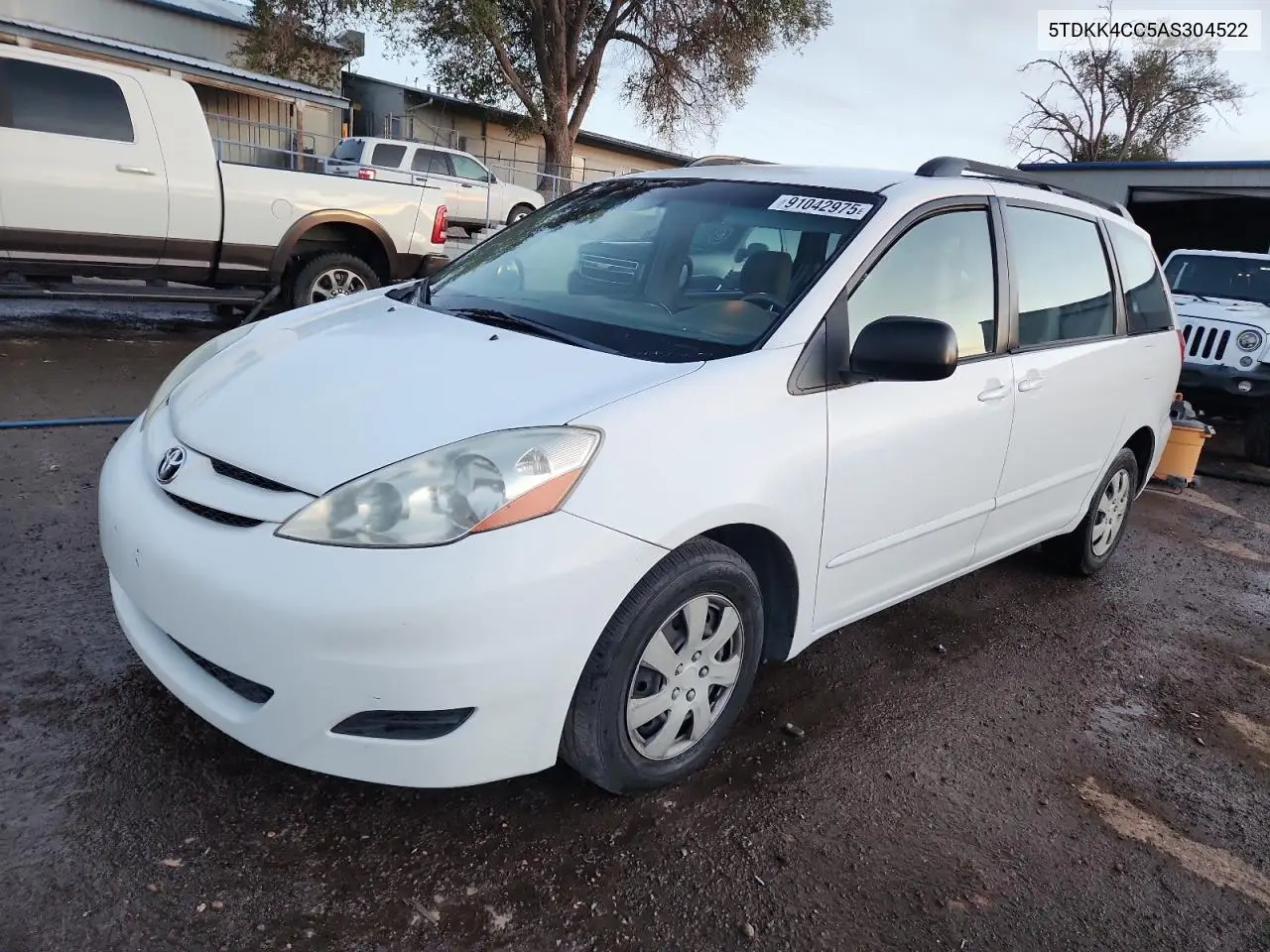 5TDKK4CC5AS304522 2010 Toyota Sienna Ce