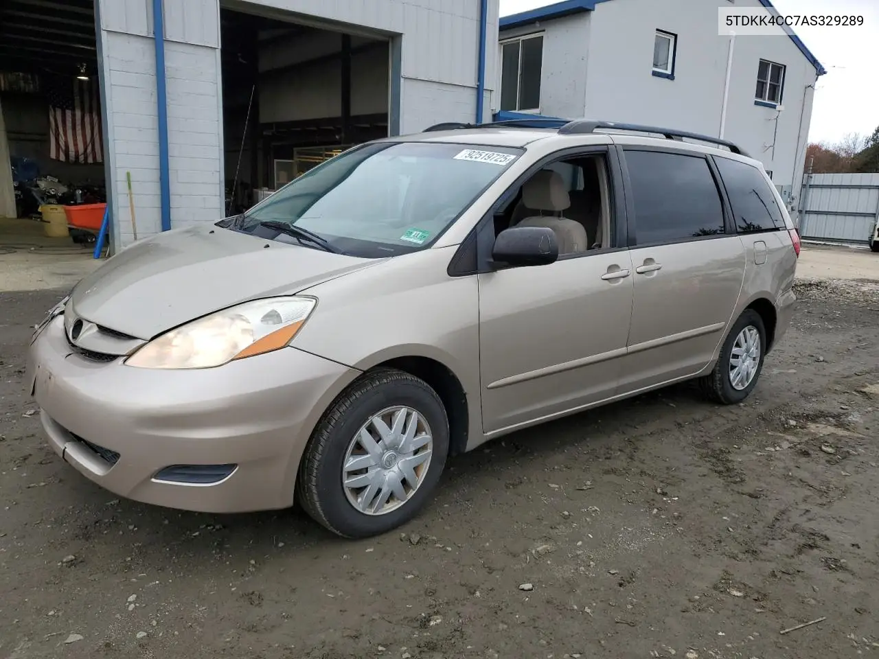 5TDKK4CC7AS329289 2010 Toyota Sienna Ce