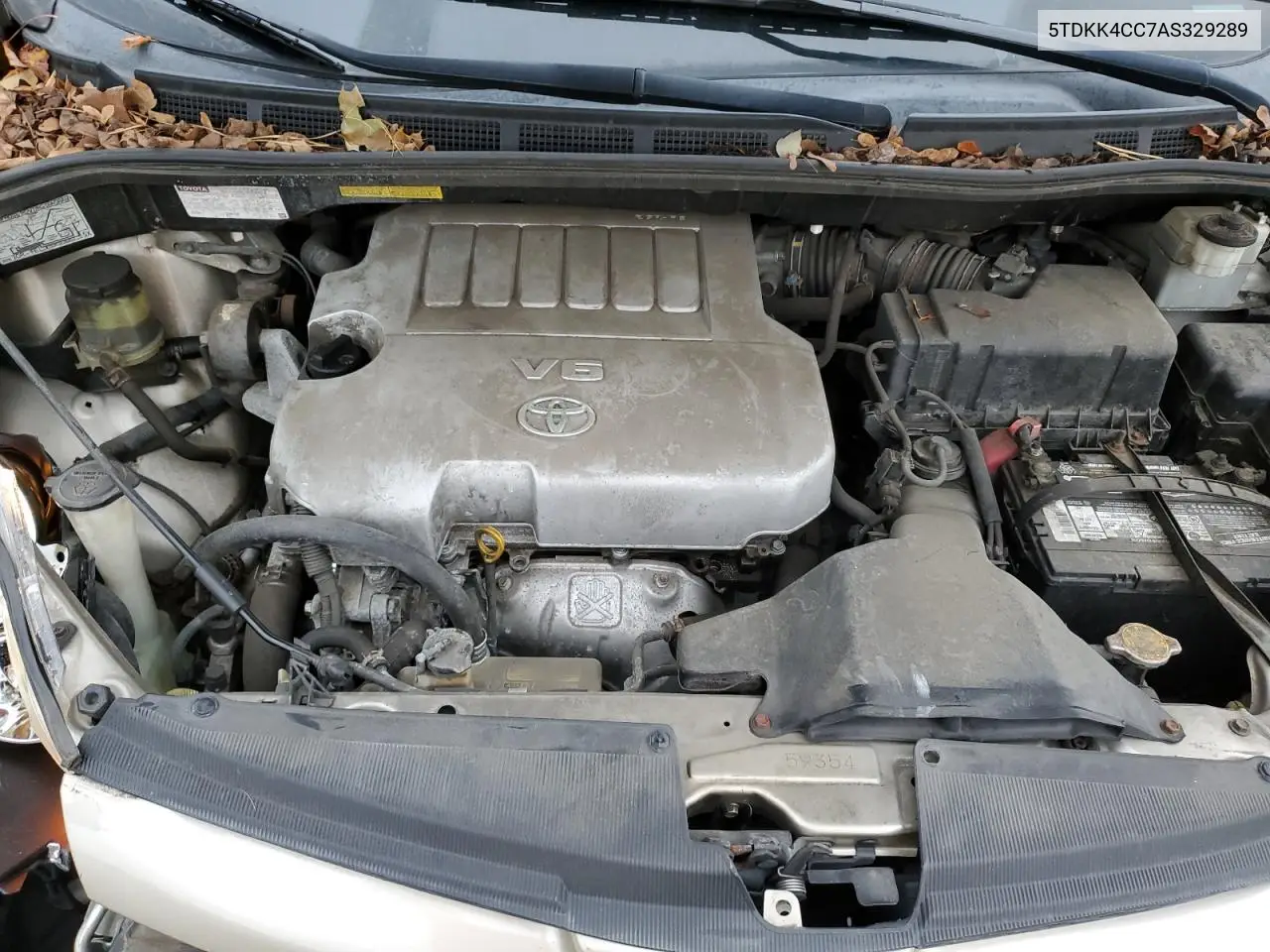 5TDKK4CC7AS329289 2010 Toyota Sienna Ce