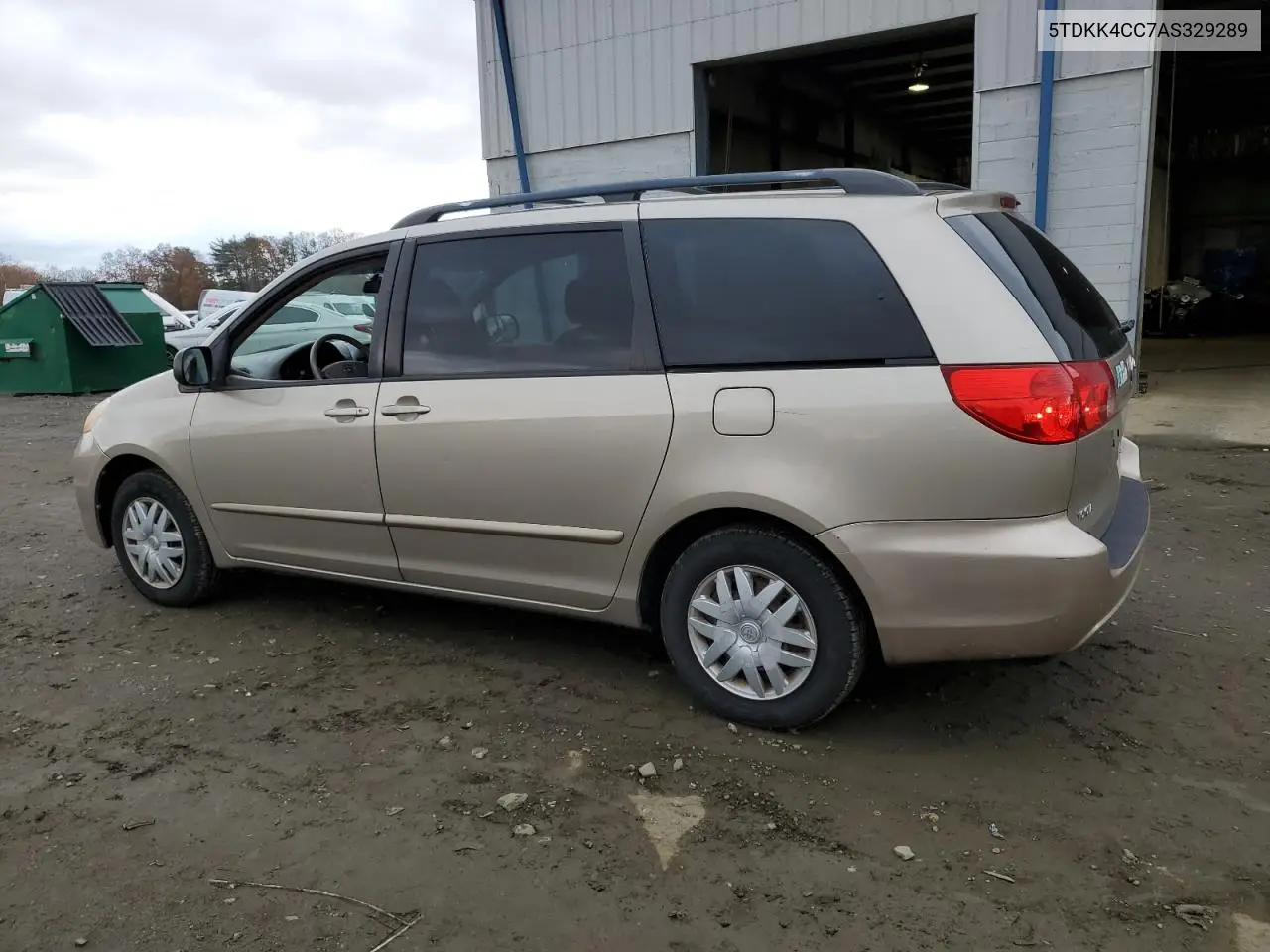5TDKK4CC7AS329289 2010 Toyota Sienna Ce